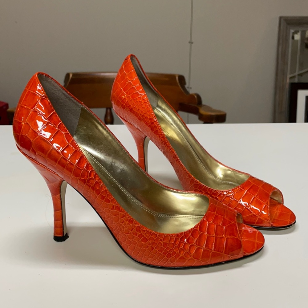 Orange heels